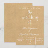 Uitnodiging tot huwelijk (Voorkant / Achterkant)