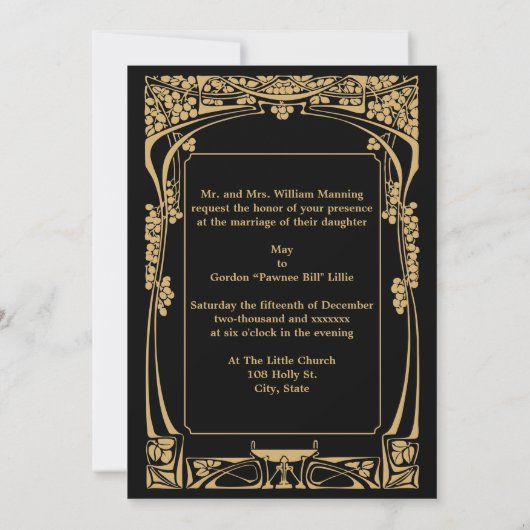 uitnodiging tot huwelijk (Achterkant)