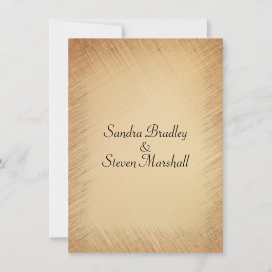 Uitnodiging tot huwelijk (Achterkant)