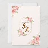 Uitnodiging tot huwelijk (Achterkant)