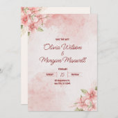 Uitnodiging tot huwelijk (Voorkant / Achterkant)