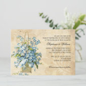 Uitnodiging tot huwelijk (Staand voorkant)