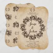 Uitnodiging tot huwelijk (Voorkant / Achterkant)