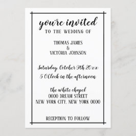 Uitnodiging tot huwelijk