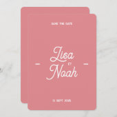 Uitnodiging tot huwelijk Colorus (Voorkant / Achterkant)