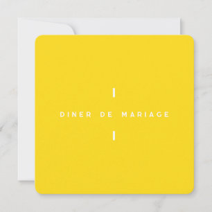 Uitnodiging tot huwelijk - Colorus Jaune