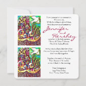 Uitnodiging tot huwelijk - Dove of Peace City of I (Voorkant)