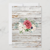 Uitnodiging tot huwelijk in Waterverf (Achterkant)