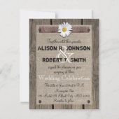 Uitnodiging tot huwelijk met Daisy (Voorkant)