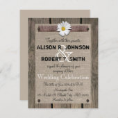 Uitnodiging tot huwelijk met Daisy (Voorkant / Achterkant)