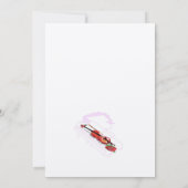 Uitnodiging tot huwelijk: Piano Violin met een Roo (Achterkant)