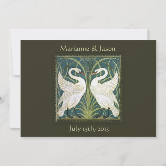  uitnodiging tot huwelijk tussen twee nieuwe lidst (Voorkant)