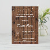 Uitnodiging tot  in ruste hout (Staand voorkant)