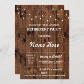 Uitnodiging tot  in ruste hout (Voorkant / Achterkant)