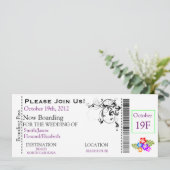 Uitnodiging tot inscheping (Staand voorkant)