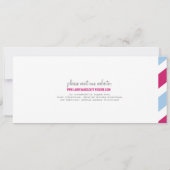 Uitnodiging tot inscheping van een vliegticket (Achterkant)