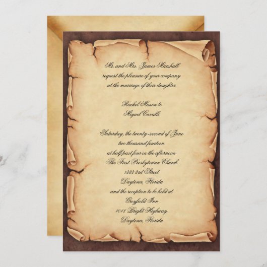  uitnodiging tot inschrijving (Voorkant / Achterkant)