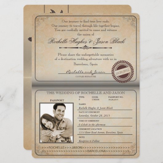  uitnodiging tot inschrijving 8.75 x 6.5 (Voorkant / Achterkant)