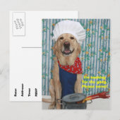 Uitnodiging tot inschrijving briefkaart (Voorkant / Achterkant)