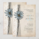  uitnodiging tot inschrijving op blauwe dag (Voorkant / Achterkant)