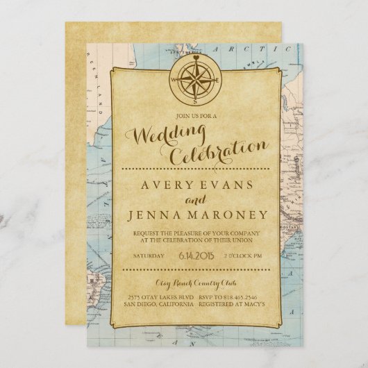  uitnodiging tot inschrijving op de wereldreiskaar (Voorkant / Achterkant)