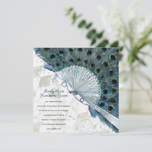  uitnodiging tot inschrijving op het huwelijk (Staand voorkant)