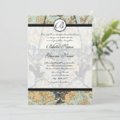 uitnodiging tot inschrijving op het huwelijk van (Staand voorkant)