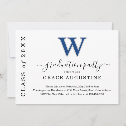 Uitnodiging tot inschrijving van de graduatieparti (Voorkant)