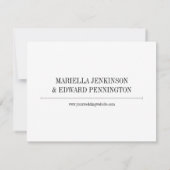 Uitnodiging tot interventie over het huwelijk van (Achterkant)