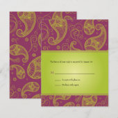 Uitnodiging tot interventie van Paisley Dreams Wed (Voorkant / Achterkant)