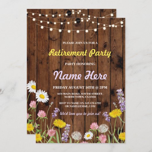 Uitnodiging tot inval van de partij die in het wil (Voorkant / Achterkant)