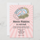 Uitnodiging tot inval van Peace Love (Voorkant)