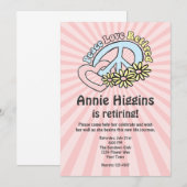 Uitnodiging tot inval van Peace Love (Voorkant / Achterkant)