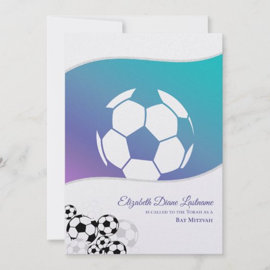 Uitnodiging tot invitatie door de voetbalsport (Voorkant)