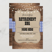 Uitnodiging tot invordering in ruste BBQ Uitnodigi (Voorkant / Achterkant)