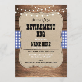 Uitnodiging tot invordering in ruste BBQ Uitnodigi