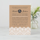 Uitnodiging tot inwoner van een land met restanten (Staand voorkant)