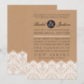 Uitnodiging tot inwoner van een land met restanten (Voorkant / Achterkant)