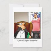 Uitnodiging tot Jubileum van Funny Wedding (Voorkant)