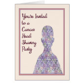 Uitnodiging tot Kaart van de partij die het hoofd  (Voorkant)