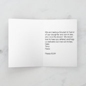 Uitnodiging tot Kaart voor Brunch voor Zoon in Wet (Binnen)