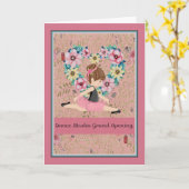 Uitnodiging tot Kaart voor de Grote Opening van Da (Gele Bloem)