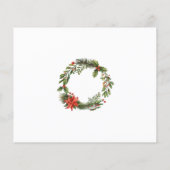 Uitnodiging tot Kantoor met kerstfeestdag Flyer (Achterkant)