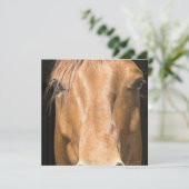 Uitnodiging tot kastanjepaarden (Staand voorkant)