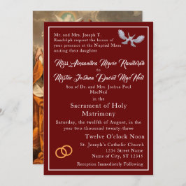  uitnodiging tot katholieke bruiloft