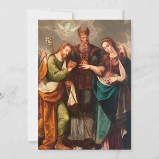  uitnodiging tot katholieke bruiloft (Achterkant)