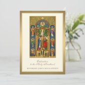 Uitnodiging tot katholieke Orde voor de Heilige Pr (Staand voorkant)