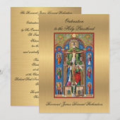 Uitnodiging tot katholieke Orde voor de Heilige Pr (Voorkant / Achterkant)