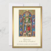 Uitnodiging tot katholieke Orde voor de Heilige Pr (Voorkant)