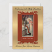 Uitnodiging tot katholieke Orde voor de Heilige Pr (Voorkant)